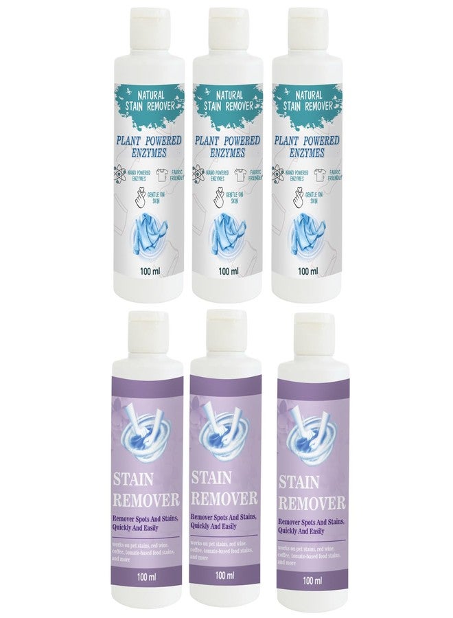 TOOVUS Stain Remover Combo Pack of Shirt (Pack of 3), Purple (Pack of 2) and Purple Stain Remover | Multi-Surface Cleaning Solution for Clothes, Fabrics, Upholstery (100 g Each) - Image 1